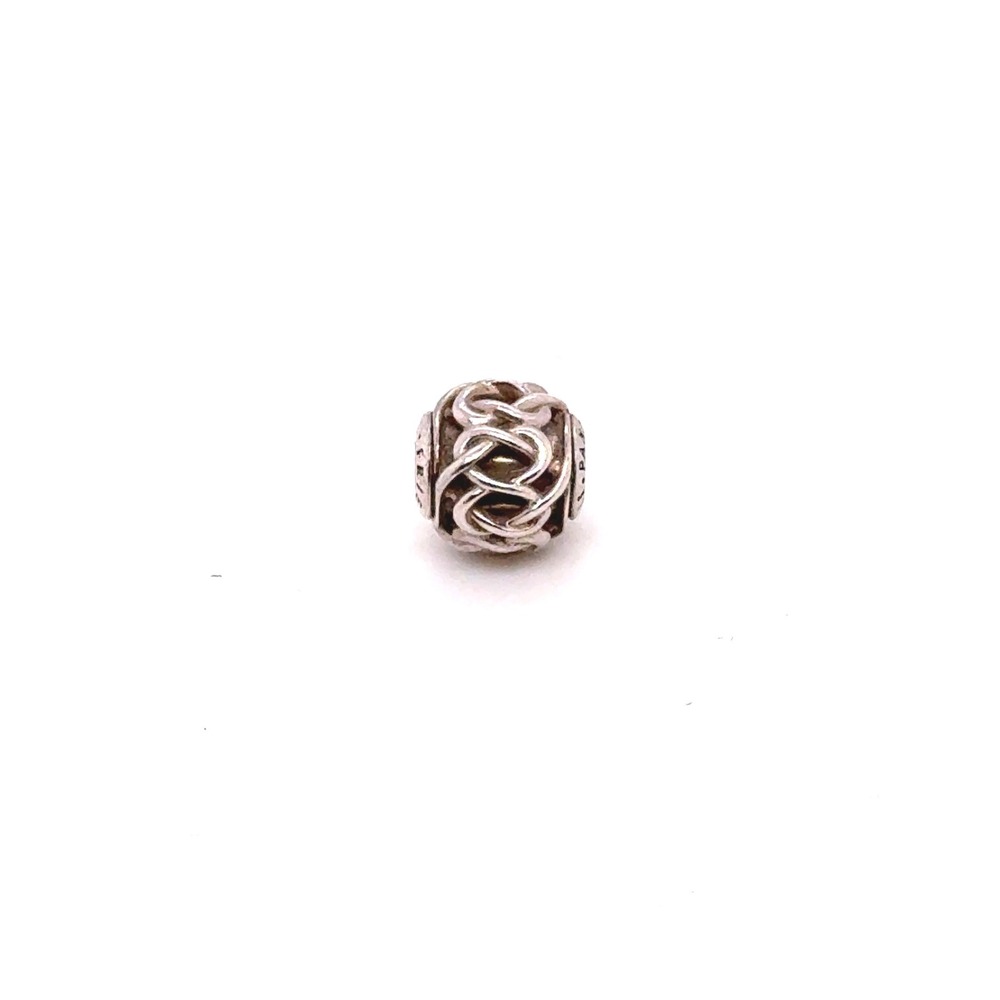 Pandora Essence Friendship Charm 796016 Sterling Silver Openwork Knot Bead